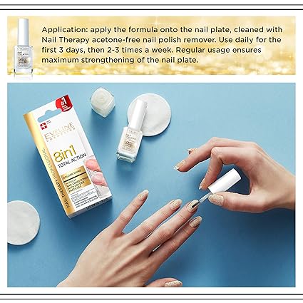 8-in-1 Nail Conditioner with Golden Particles (Original)