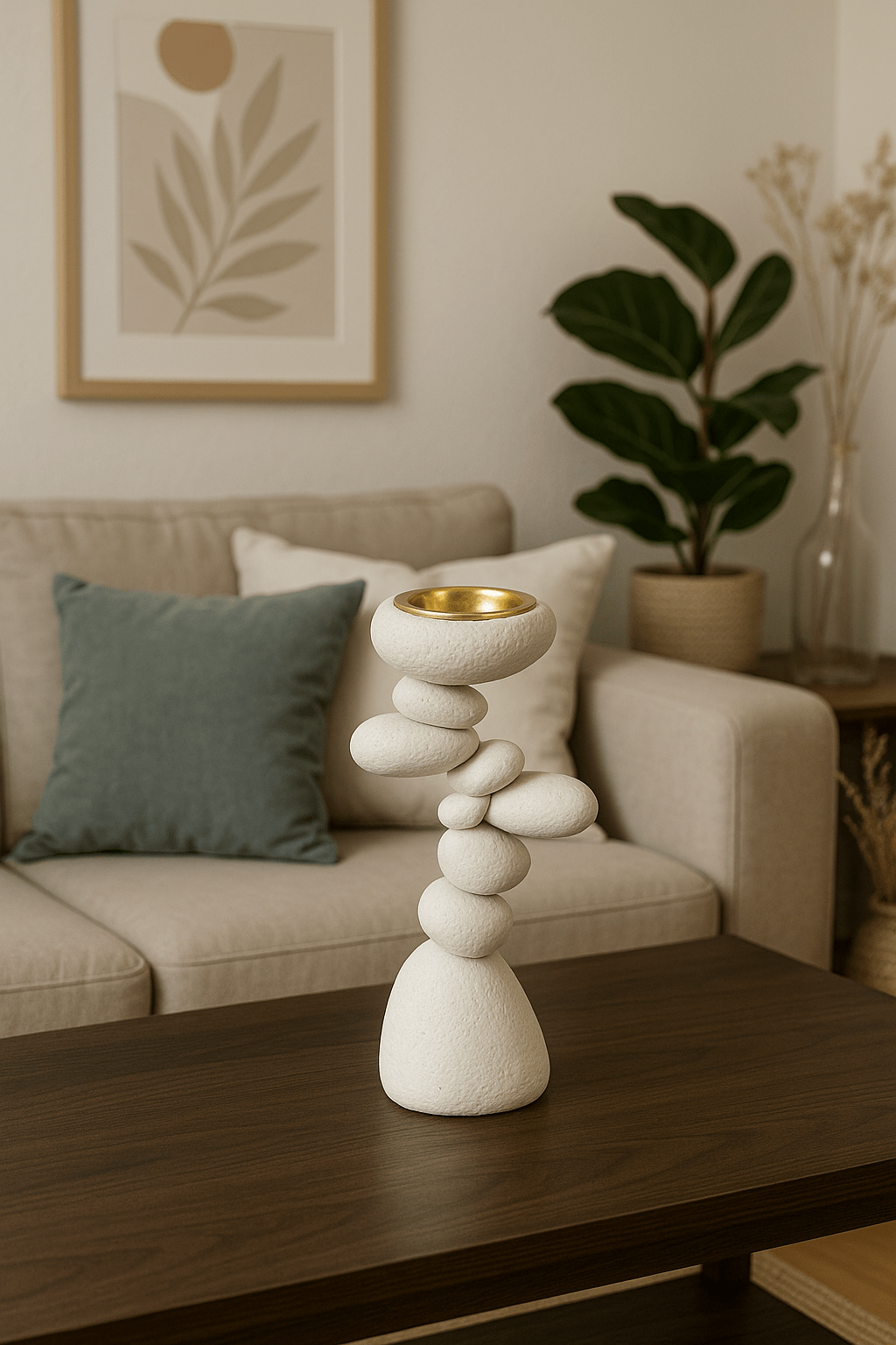 Stone Stack Incense Burner